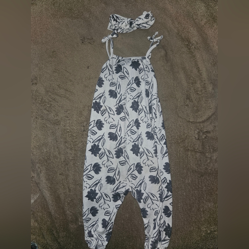 Lila & Jack Floral Print Jumpsuit 12-18 MOS